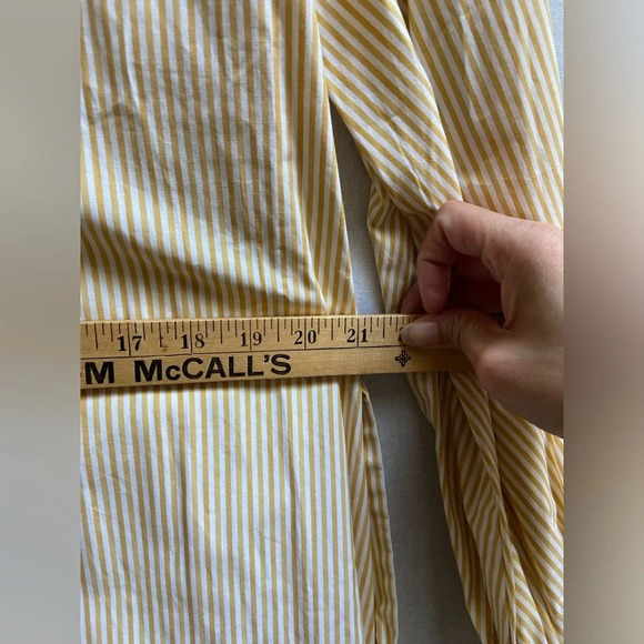 Calvin Klein striped cotton belted shirt dress Sz 14 - Picture 11 of 11